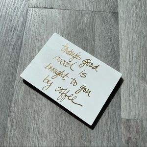 Home Decor Coffee Quote Frame